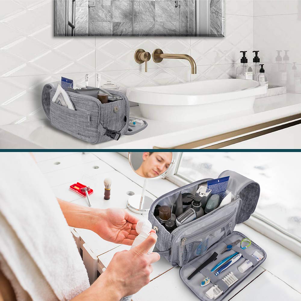 PAVILIA bag handle with buckle for hanging in hotel bathrooms
