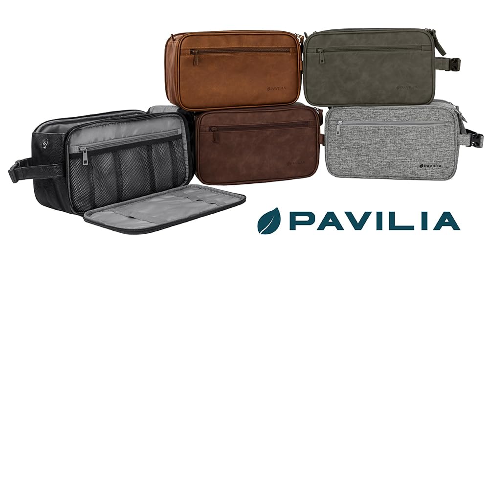 PAVILIA mesh-pocket compartments keep wet and dry items separated