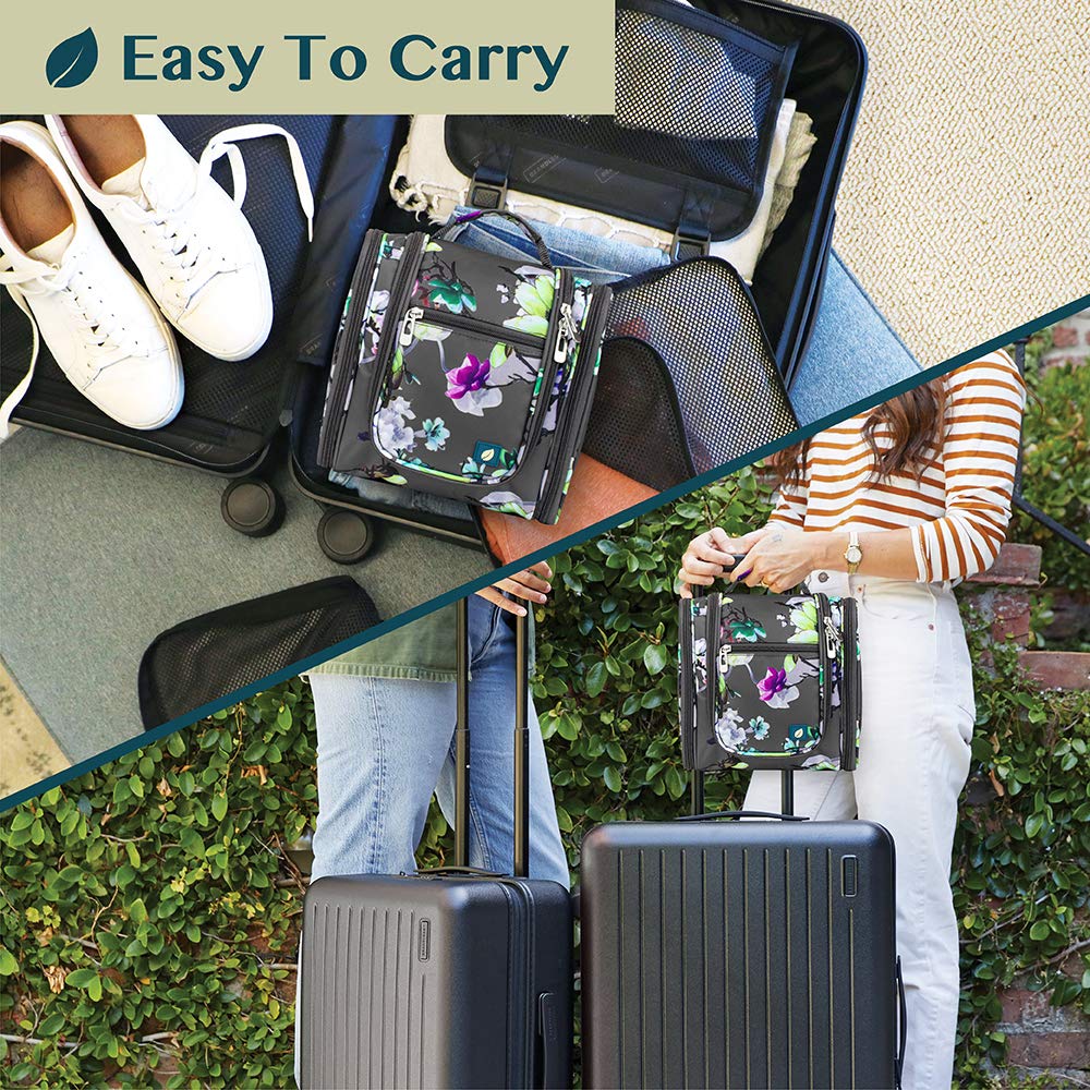 PAVILIA Toiletry Bag packable design fits in luggage
