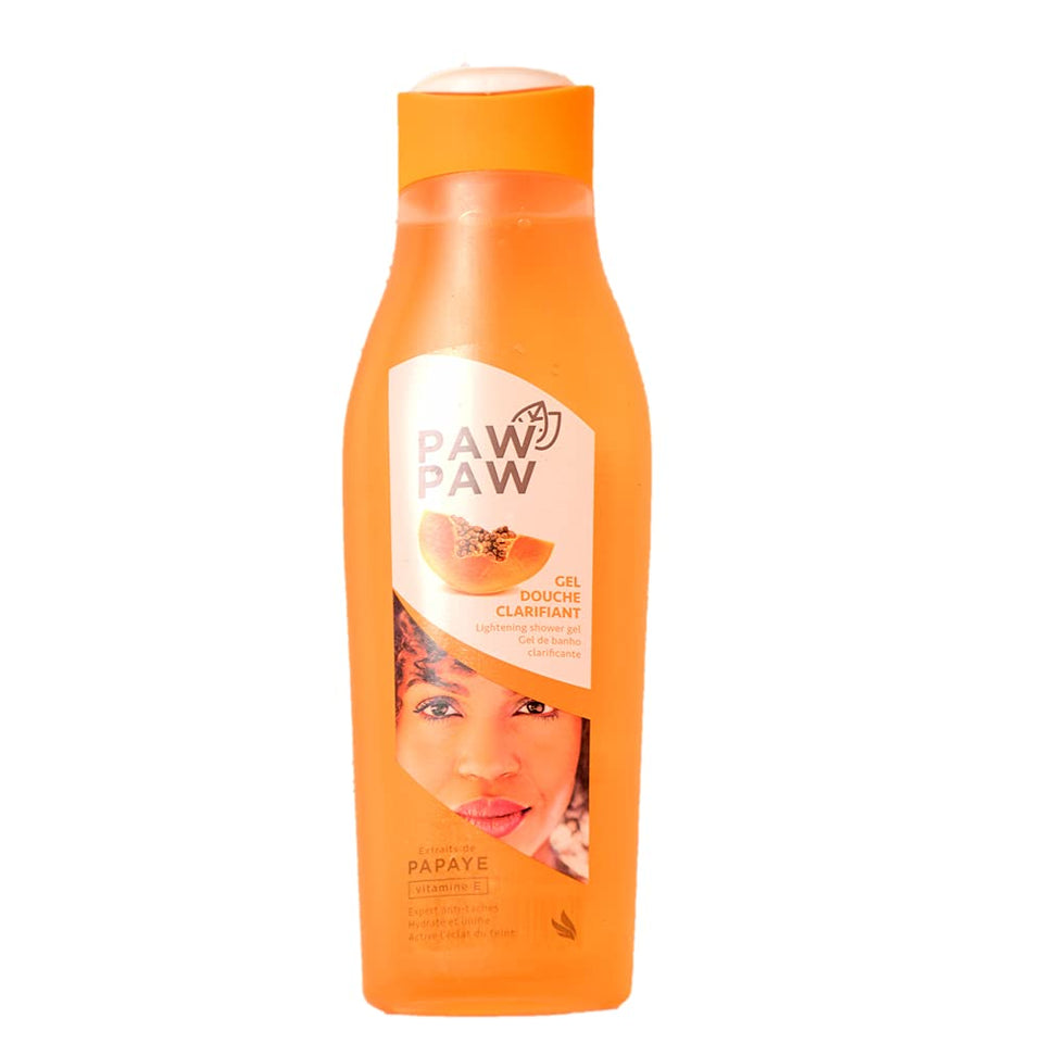 Paw Paw Clarifying Shower Gel with papaya extracts for radiant skin and even texture.