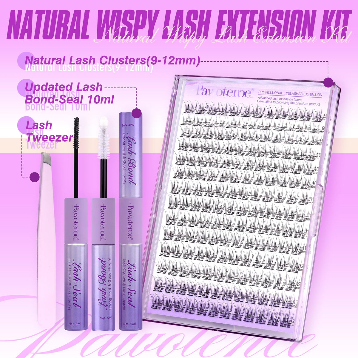 Pawotence Lash Bond and Seal bottle for secure hold