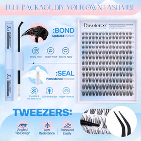 Pawotence Lash Tweezers for precise placement during application.