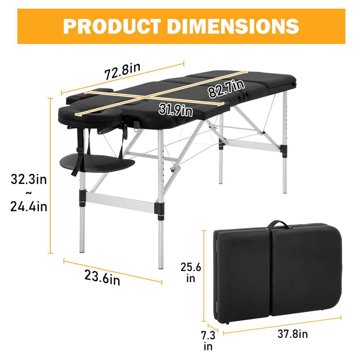 PayLessHere aluminium frame provides sturdy support for diverse clients.