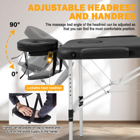 PayLessHere table height adjustable from 24 to 32 inches for comfort.