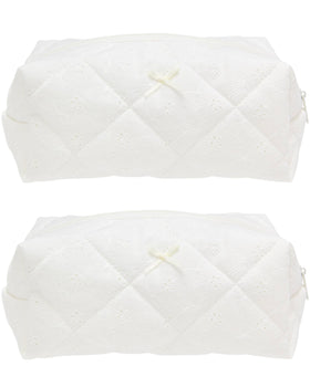 PAZIMIIK Cozy Makeup Bag with spacious compartments for cosmetics and skincare on the go.