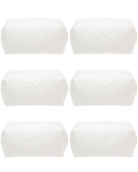 PAZIMIIK cozy makeup bag 6-piece set for travel organization.