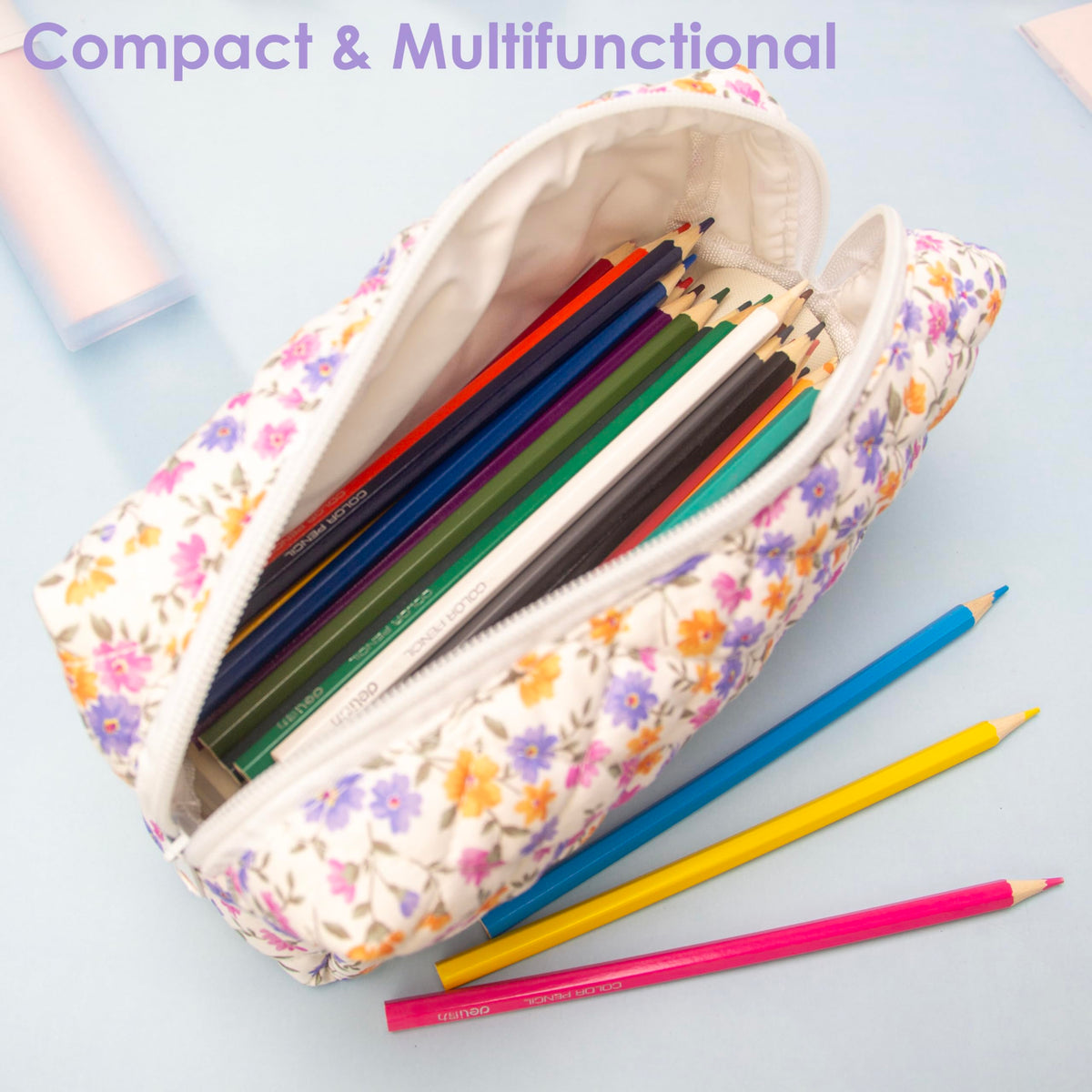 PAZIMIIK versatile bag for skincare, hair accessories, or stationery