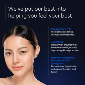 PCA Skin CliniCalm hyaluronic acid and lipids close-up highlighting barrier-restoring ingredients