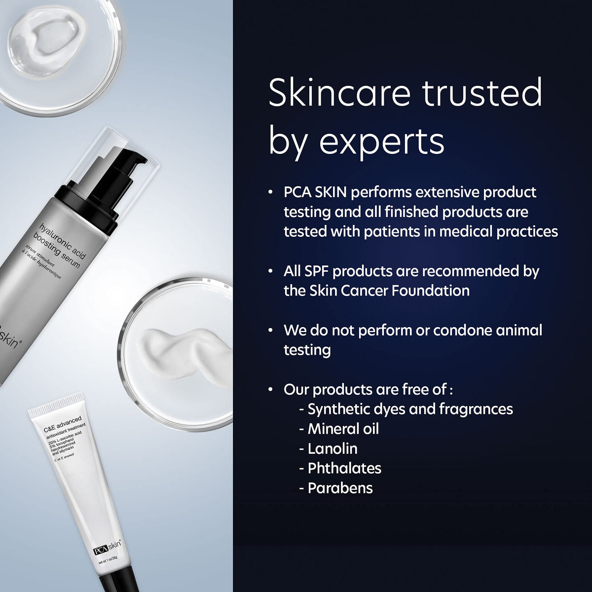 PCA SKIN papain enzyme action suggests gentle exfoliation for brighter skin.