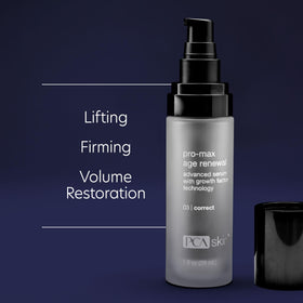Close-up of skin texture after using PCA SKIN Pro Max Age Renewal.