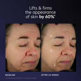Vanity shot with PCA SKIN Pro Max Age Renewal on bathroom counter.