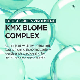 P.CALM toner pad smooth side for precise application.