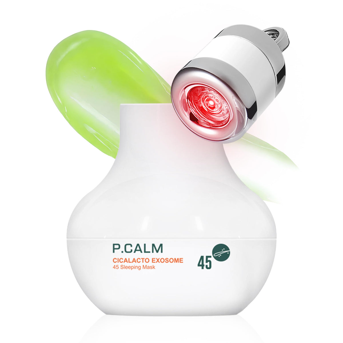 P.CALM CicaLacto Exosome 45 sleeping mask jar for overnight hydration and smoother skin