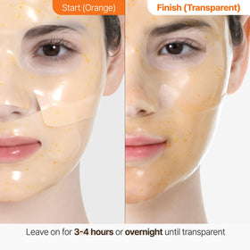 P.CALM dermatology-tested mask emphasizing safety for sensitive skin.