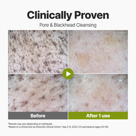 P.CALM mask brush demonstrates easy application for even coverage.