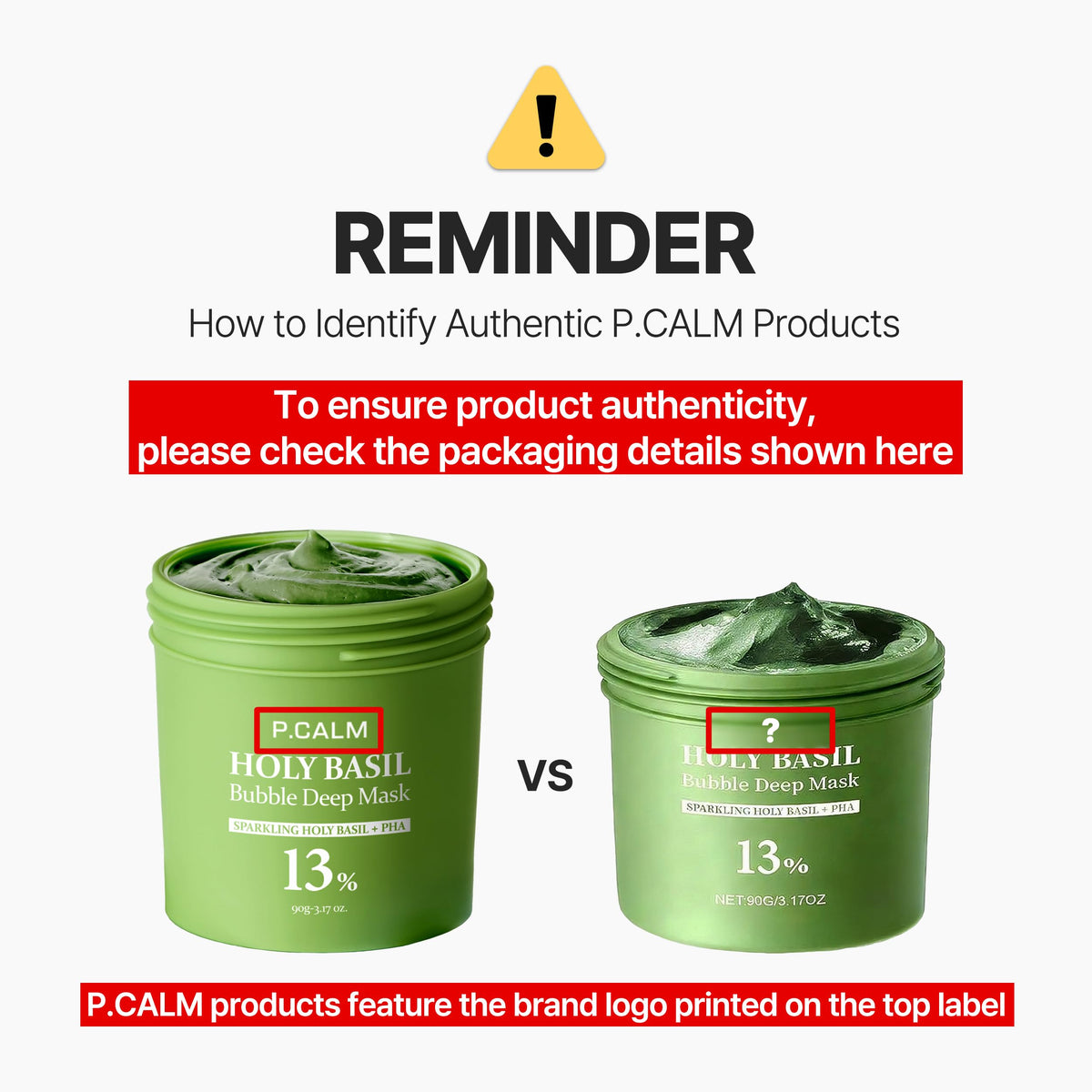 P.CALM Pack includes two jars and a dedicated brush.