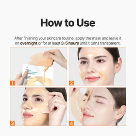 P.CALM 4-pack overnight masks in sleek packaging.