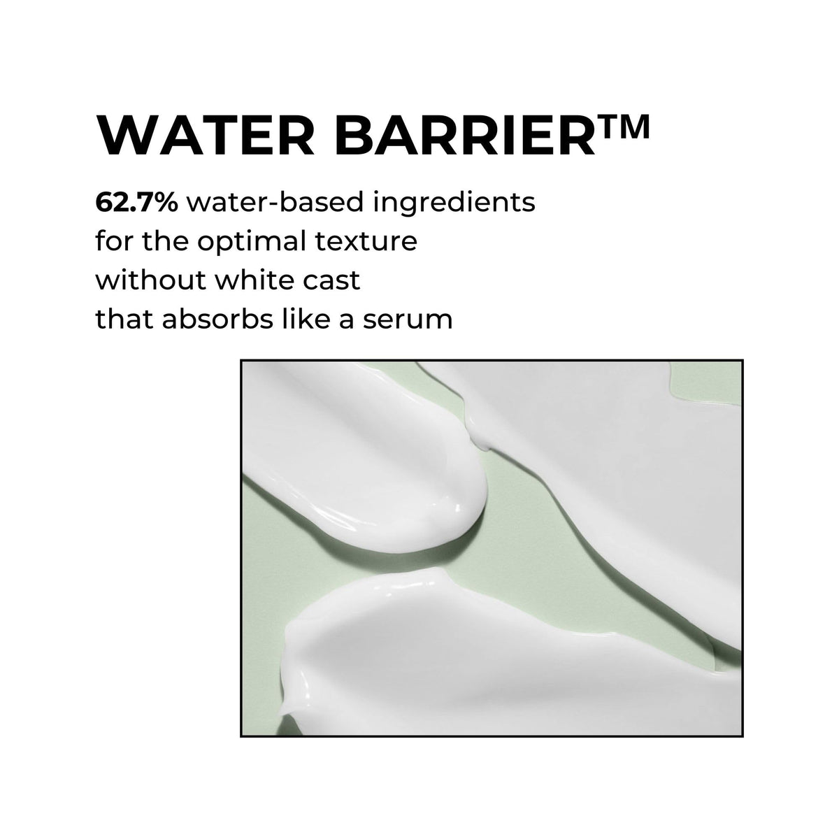 P.CALM Water Barrier Sunscreen makes makeup application smooth as a base.