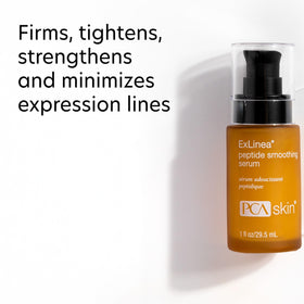The serum pump provides convenient dispensing for daily skincare rituals.