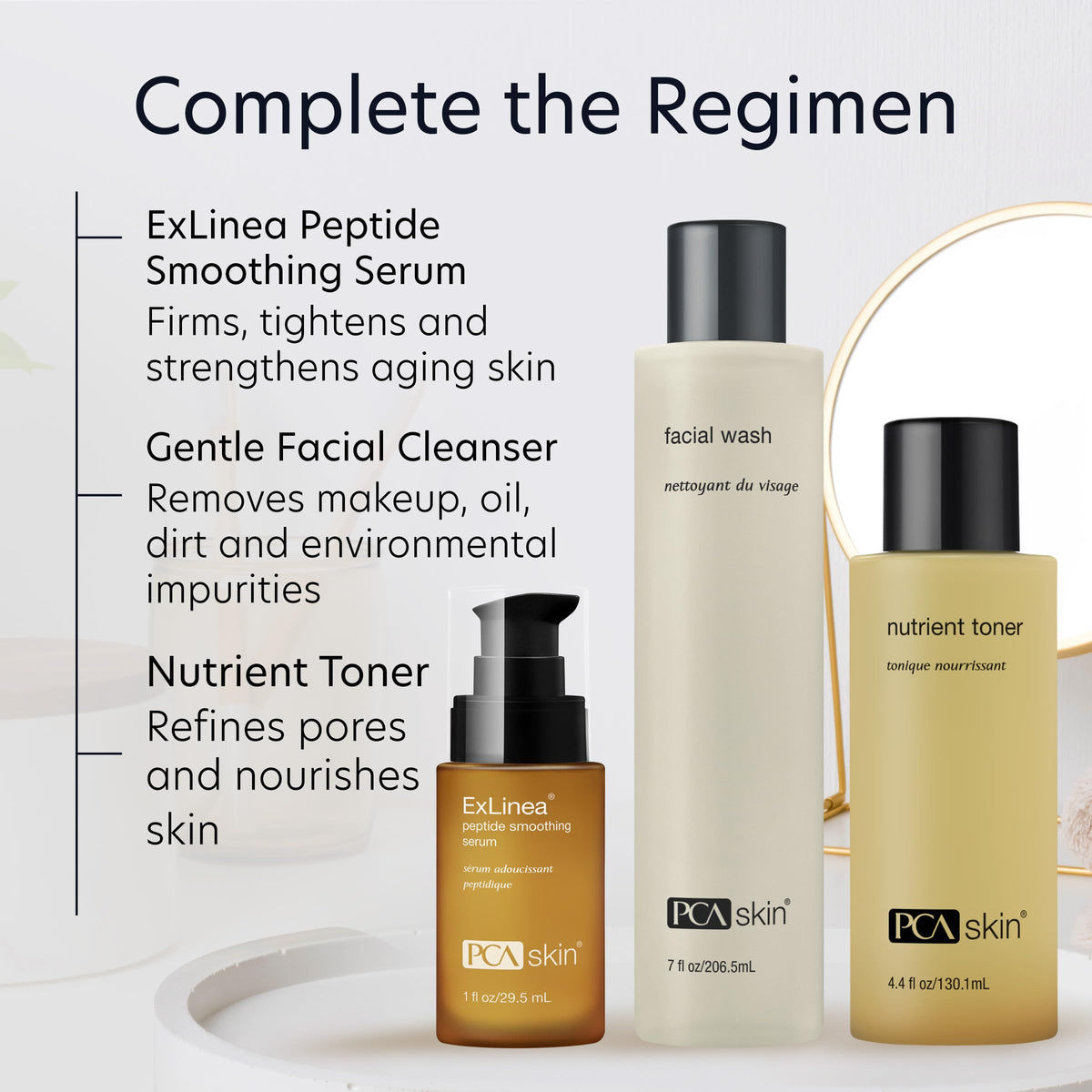 In-hand application conveys quick absorption and non-greasy feel.
