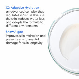 PCA SKIN HydraLuxe Snow Algae ingredient image highlights moisture retention potential.
