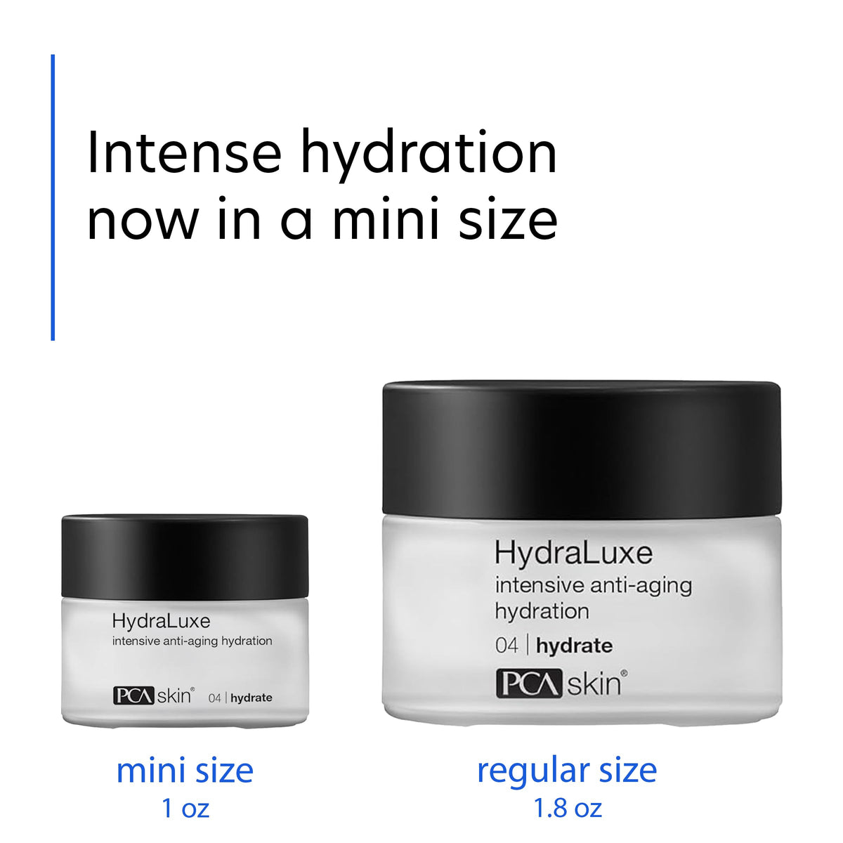 PCA SKIN HydraLuxe texture closeup shows creamy, cushioning feel for easy spreading.