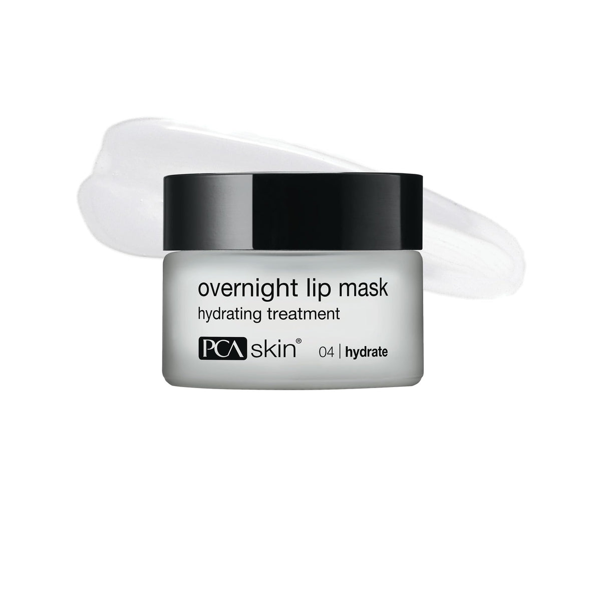 PCA SKIN Overnight Lip Mask bottle close-up highlighting hydration potential.