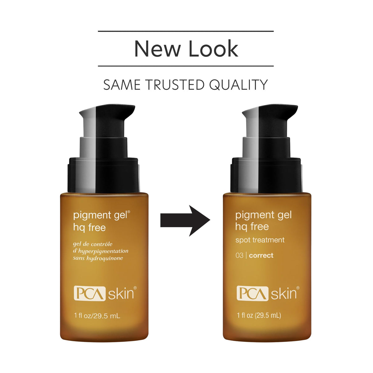 Closeup of PCA SKIN Pigment Gel texture showing a lightweight, smooth serum