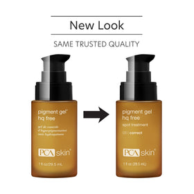 Closeup of PCA SKIN Pigment Gel texture showing a lightweight, smooth serum