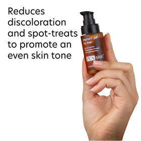 PCA SKIN Pigment Gel packaging box highlighting hydroquinone-free formula