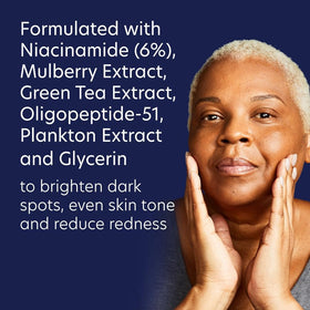 PCA SKIN Vitamin B3 Brightening Serum texture on skin showing subtle radiance.