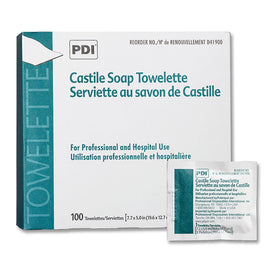 PDI D41900 Castile Soap Wipe pack of 1000 for on-the-go cleansing