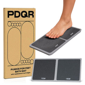 PDQR premium pumice mat feet 100 grit for tough calluses and smooth soles.