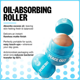 PEACE OUT Halloysite clay absorbs oil and purifies pores for balance.