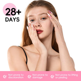 PEACECOLOR 22-shade swatches including nude, browns, pinks, and morandi tones.