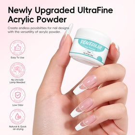 PEACECOLOR acrylic nail tools for easy DIY manicure