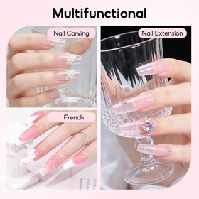 PEACECOLOR clear acrylic powder for nail extensions