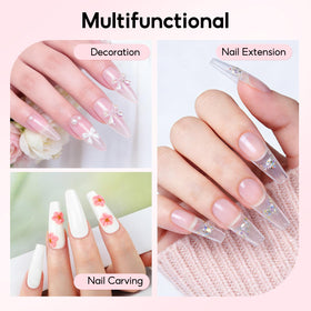 PEACECOLOR pink acrylic powder for French tips