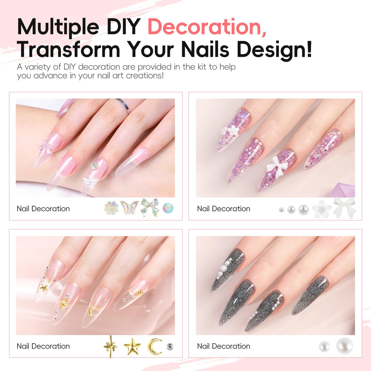 PEACECOLOR base and top coat bottles ensure durable glossy or matte finishes