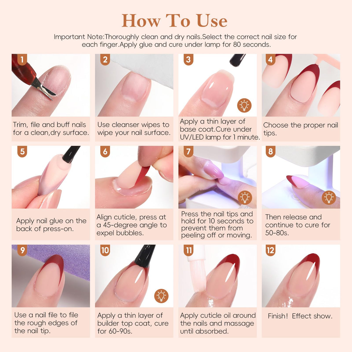 PEACECOLOR gift-ready manicure set for pampering at home