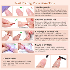 PEACECOLOR manicure tools for precise at-home application