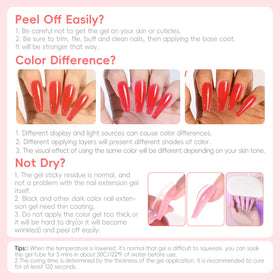 PEACECOLOR matte finish option provides sophisticated nail style options