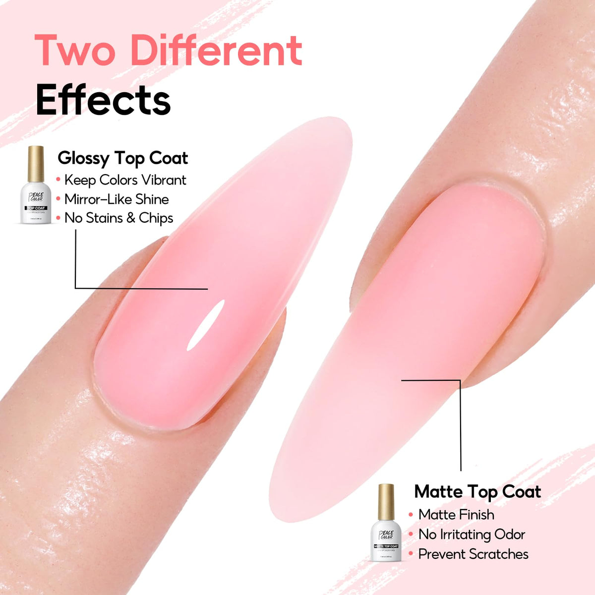 PEACECOLOR nail art accessories included for creative at-home manicures