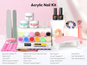 PEACECOLOR foldable pink nail lamp for on-the-go curing