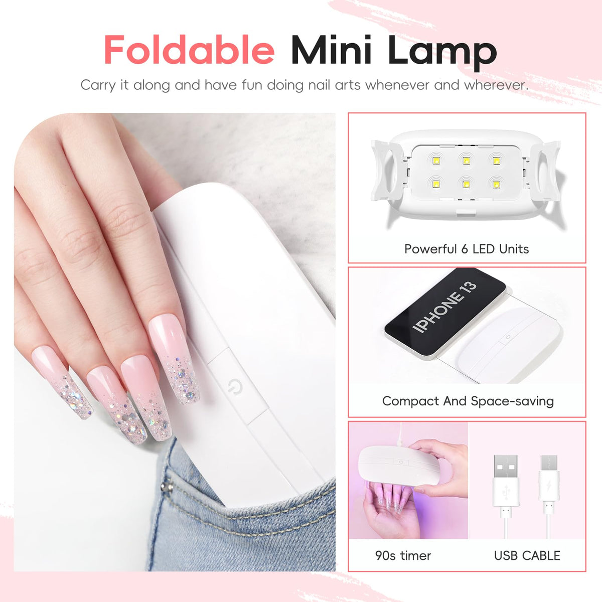 PEACECOLOR nail molds pack supports precise extensions and consistency