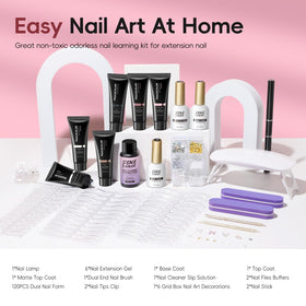 Peacecolor slip solution aids smooth gel application and shaping.