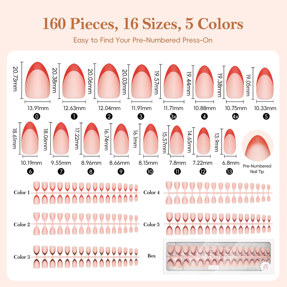 PEACECOLOR ultra-thin edge nails providing flexible, comfortable wear
