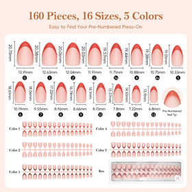 PEACECOLOR ultra-thin edge nails providing flexible, comfortable wear