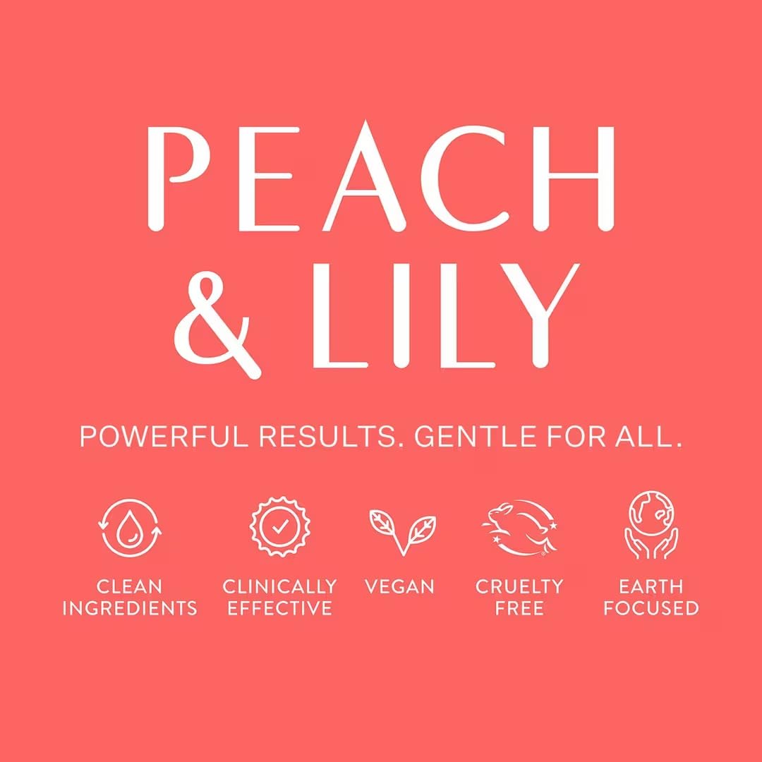 Peach & Lily Bio Rice Wine Toner on a shelf conveys elegant minimal design.