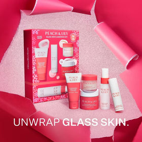 Peach & Lily Glass Skin Luminous Kit essence routine emphasizing hydrated texture
